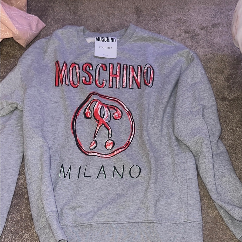 Moschino Grey Men's Sweater